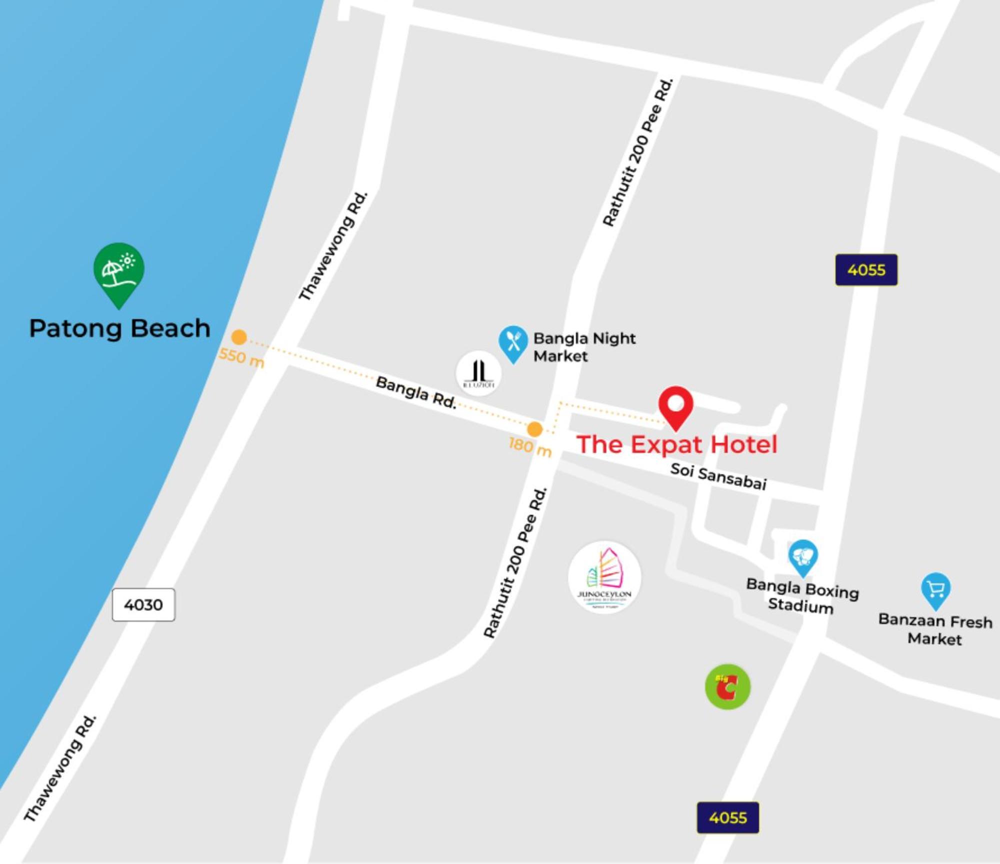 The Expat Hotel Patong Екстериор снимка
